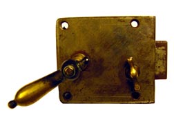 Door lock, chamber lock, E A Stenman (19th C).