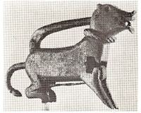 Hänglås från Seljuk, Iran 1100-talet