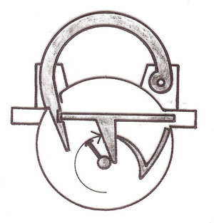 Spherical lock. Sketch by the author.