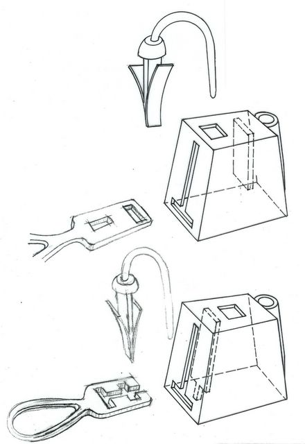 Viking-Era padlock with springs and push key