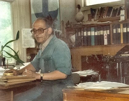Harald Stockheden. Photo by Göran Nel, 1983.
