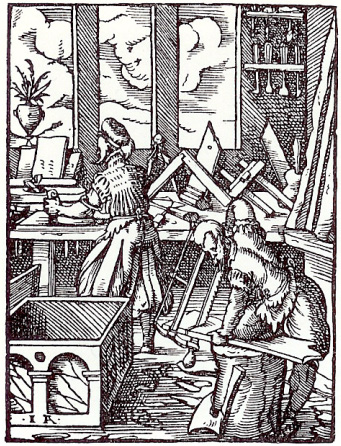 Chest maker, 16th century.