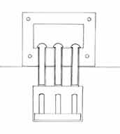 Roman pin tumbler locks in open position.