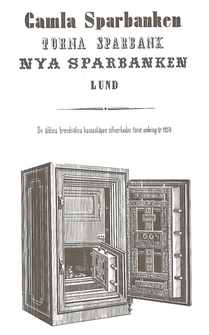 Ad from the early 20th century in Lund.