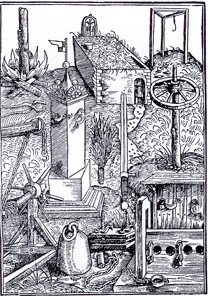 Straffmetoder. Bild från Nürnberg 1517